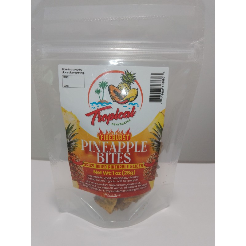 Dried Fireburst Pineapple Bites