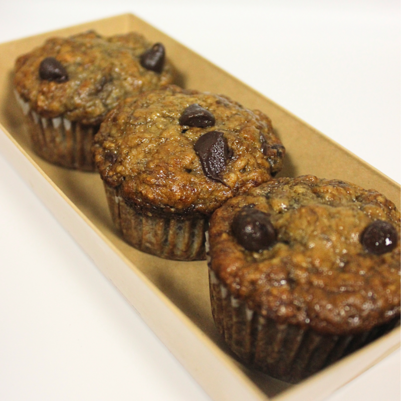 Chocolate Chip-Banana Bread Muffins