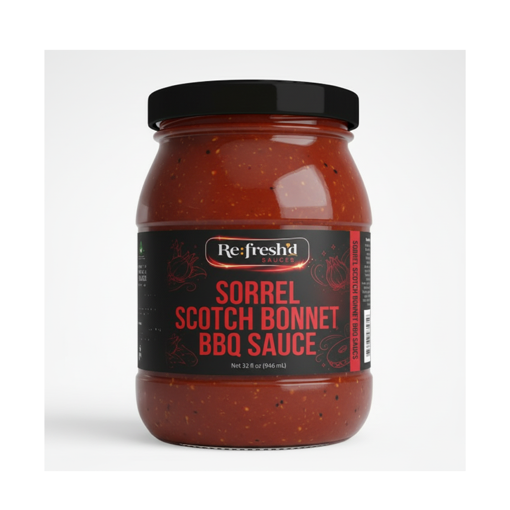 Sauces/ Condiment: Sorrel & scotch bonnet barbecue