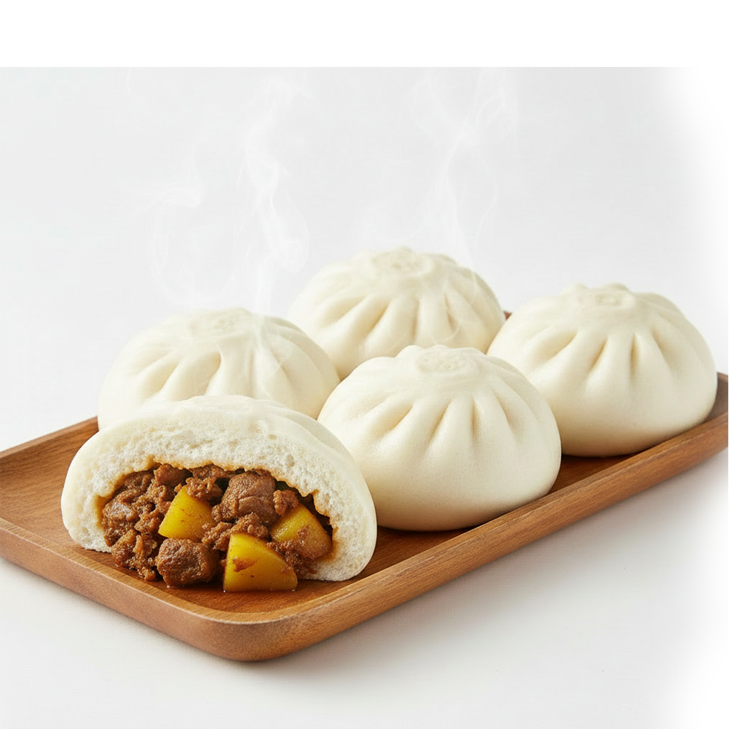 Curried Goat and Potato (Bao Buns)