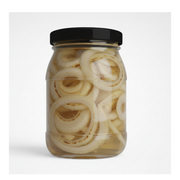Pickles: Grilled onions