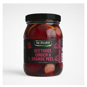 Pickles: Beetroot, ginger & orange peel (gaufrette cut)