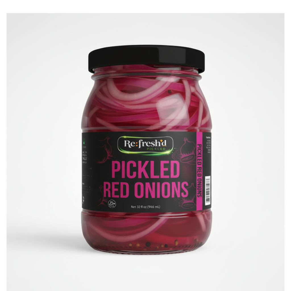 Pickles: Red onion