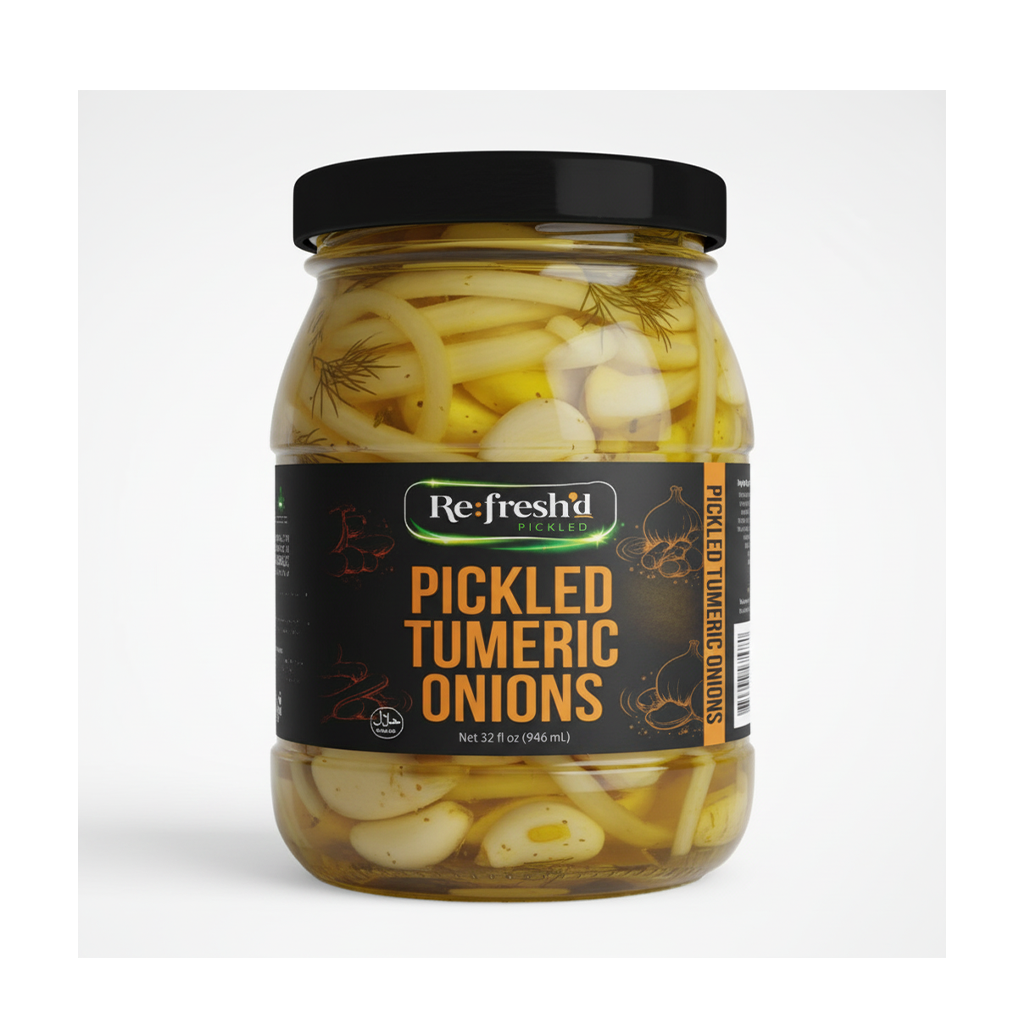 Pickles: Turmeric onions